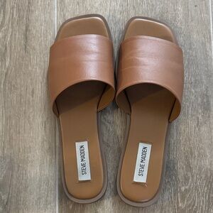 Steve Madden Women's Brown Slide Sandals